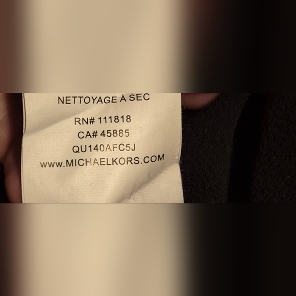 Michael Kors Black Blouse Versatile Knit Design - Picture 8 of 8